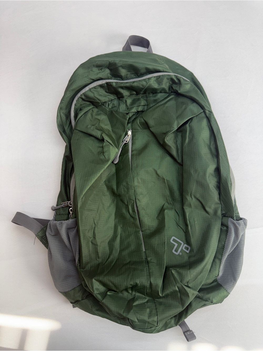 Travelon Green Backpack with Gray Accents
